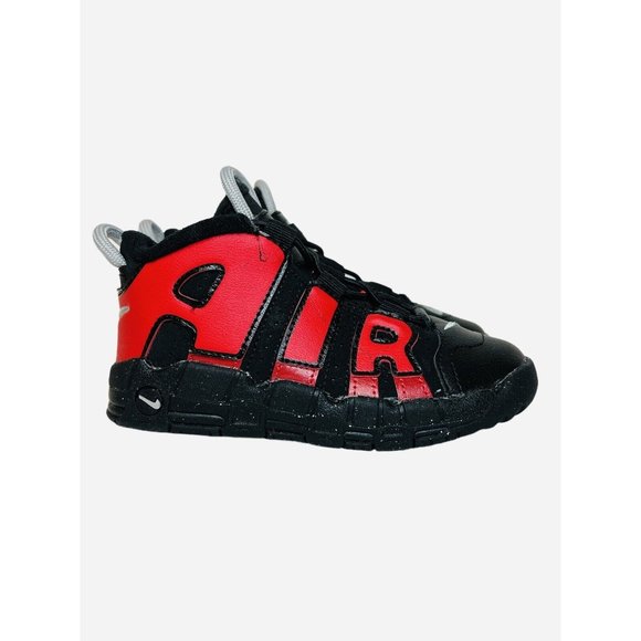 Red Other - Nike Air More Uptempo Bred Black/University Red Toddler’s Shoes DM0020-001 Sz 9C